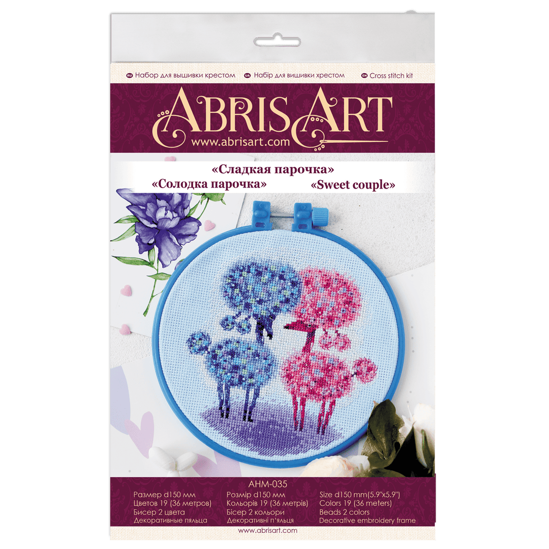 Cross-stitch kit Sweet couple AHM-035