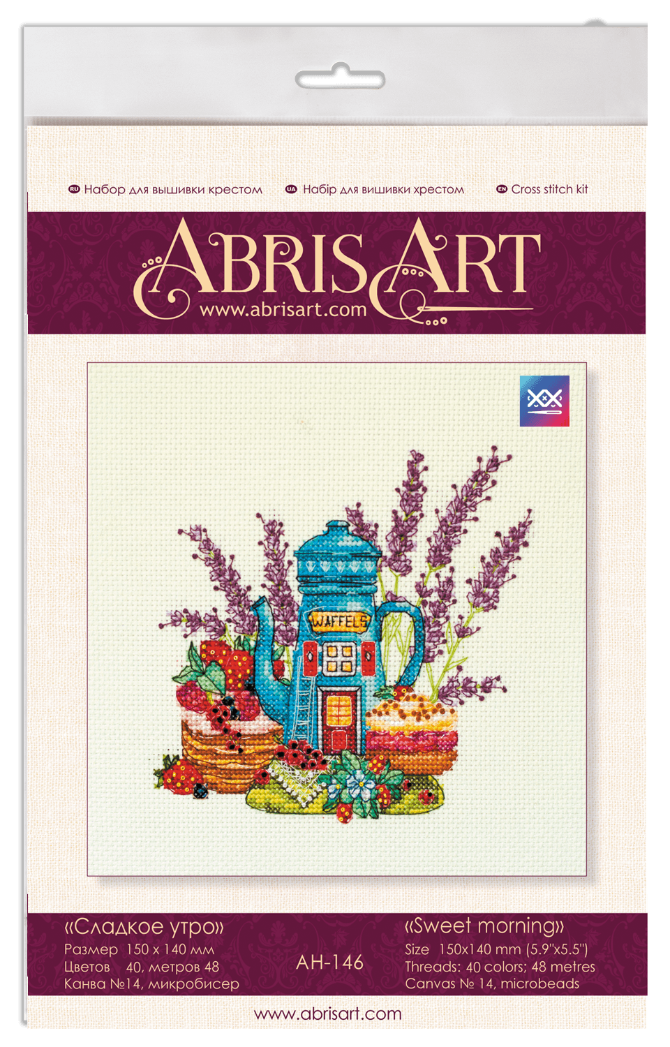 Cross-stitch kit Sweet morning AH-146