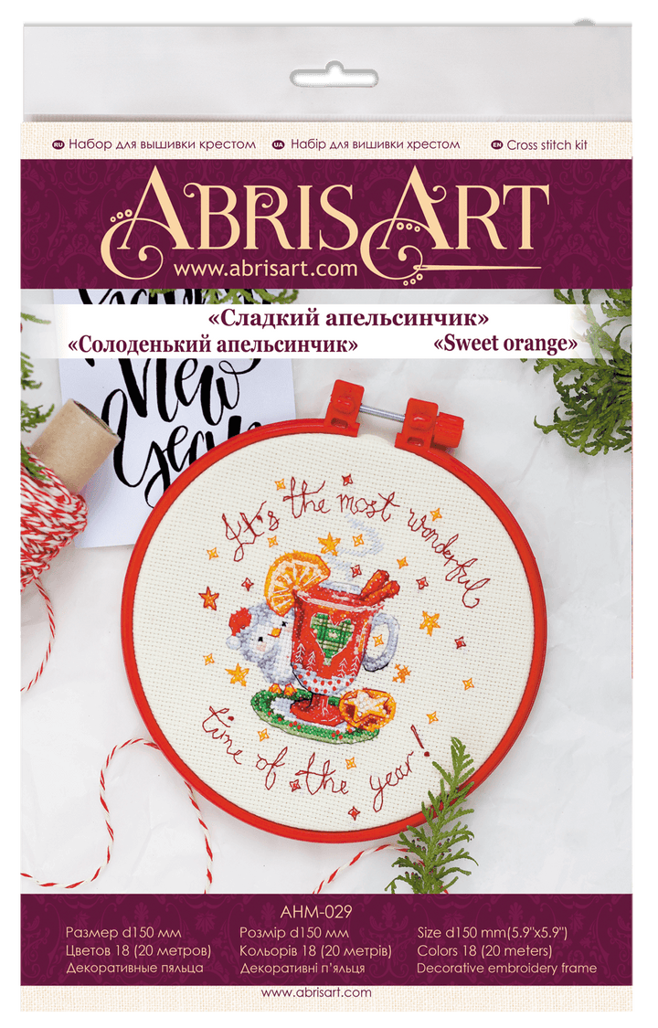 Cross stitch kit Sweet orange AHM-029