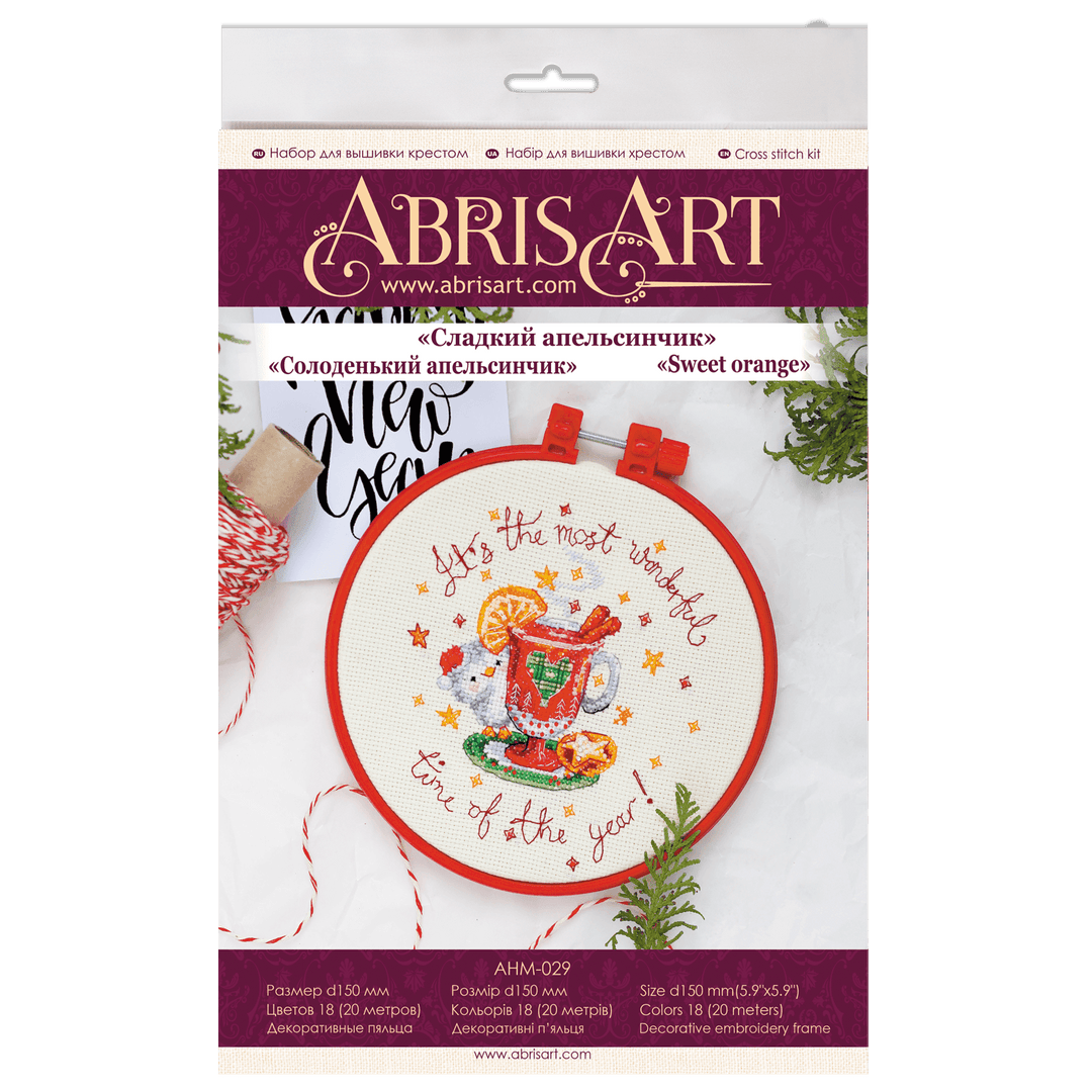 Cross stitch kit Sweet orange AHM-029