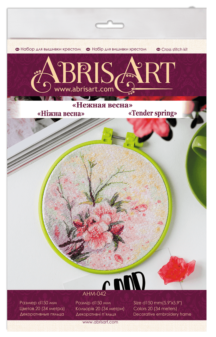 Cross-stitch kit Tender spring AHM-042