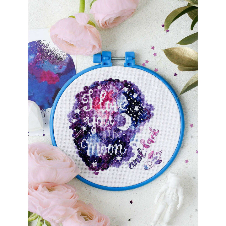 Cross-stitch kit To the moon and back AHM-034