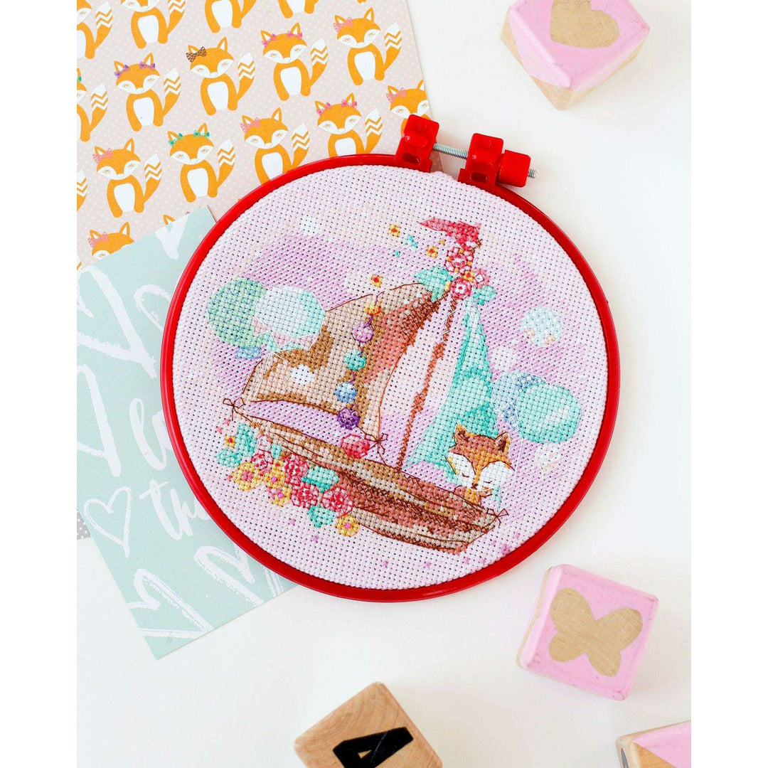 Cross-stitch kit Under sail AHM-050