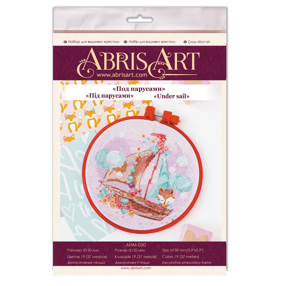 Cross-stitch kit Under sail AHM-050