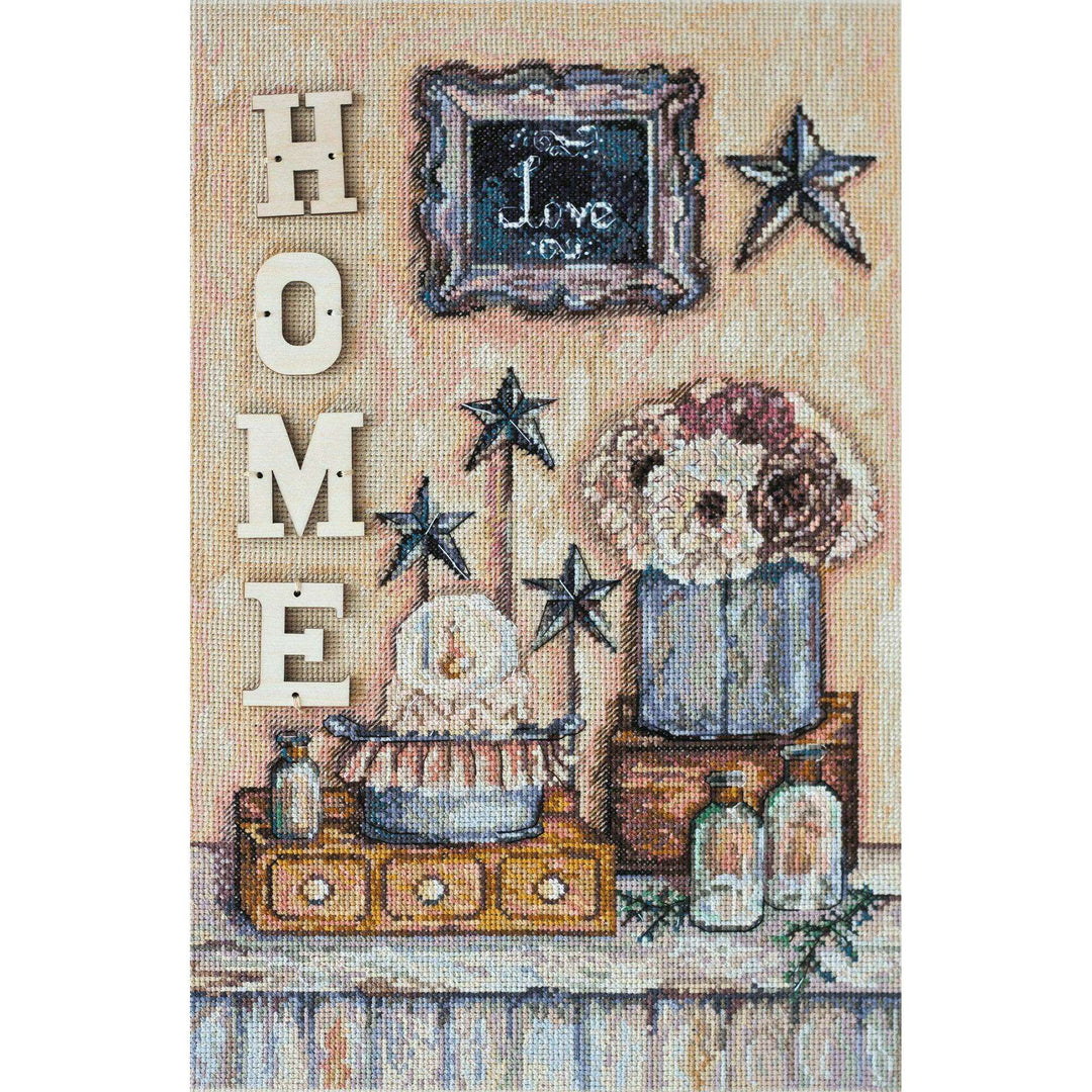 Cross-stitch kit Warm at home AH-059