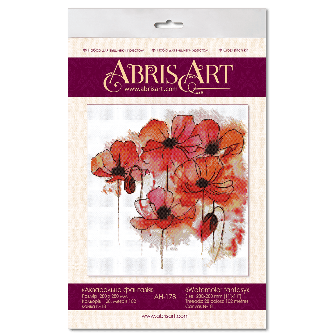 Cross-stitch kit Watercolor fantasy AH-178