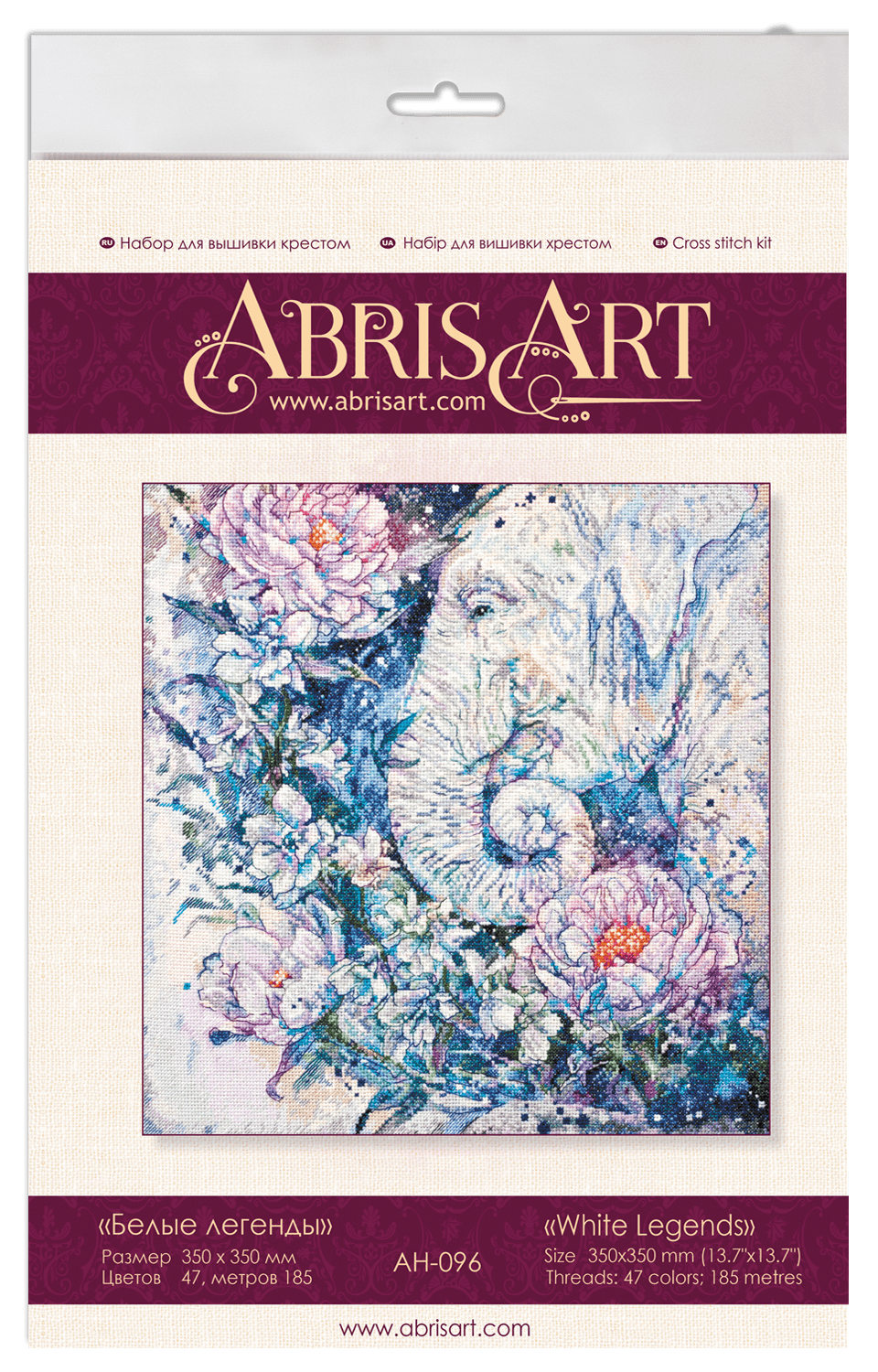 Cross-stitch kit White Legends AH-096