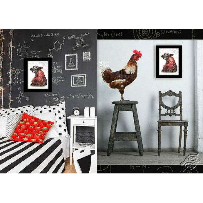 Cross-stitch Kit with printed background "Cow Berry" M70041