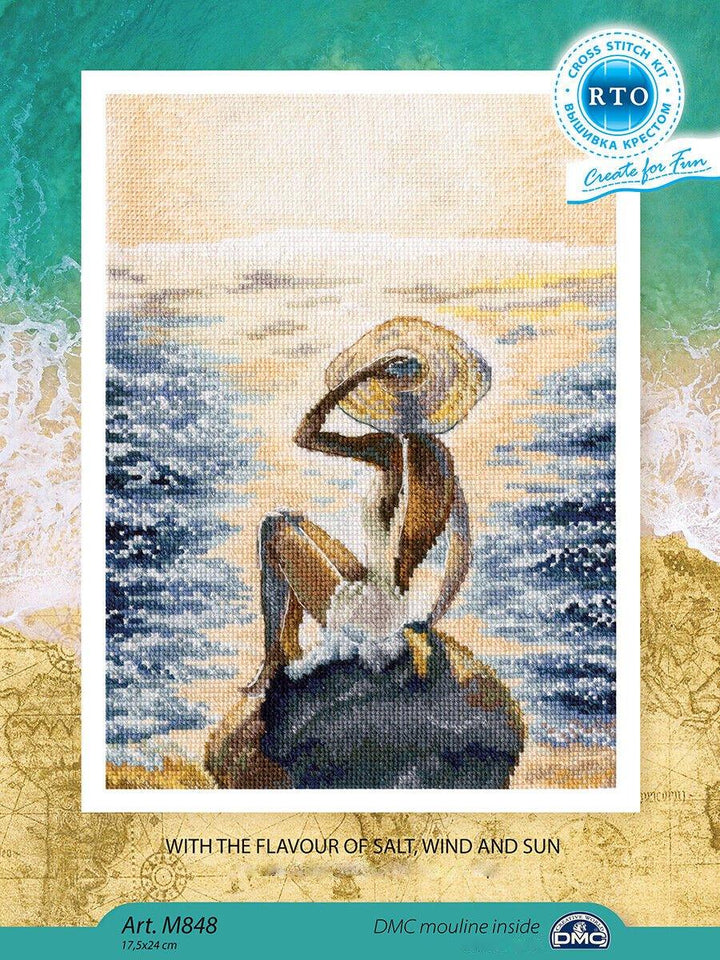 Cross-stitch Kit "With the flavour of salt M848