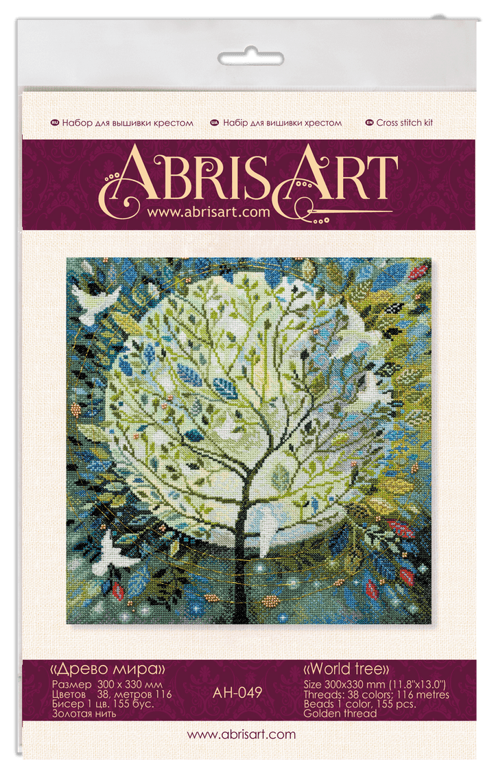 Cross-stitch kit World tree AH-049