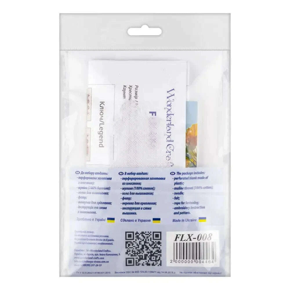 Cross-stitch kits on a plastic base FLX-008