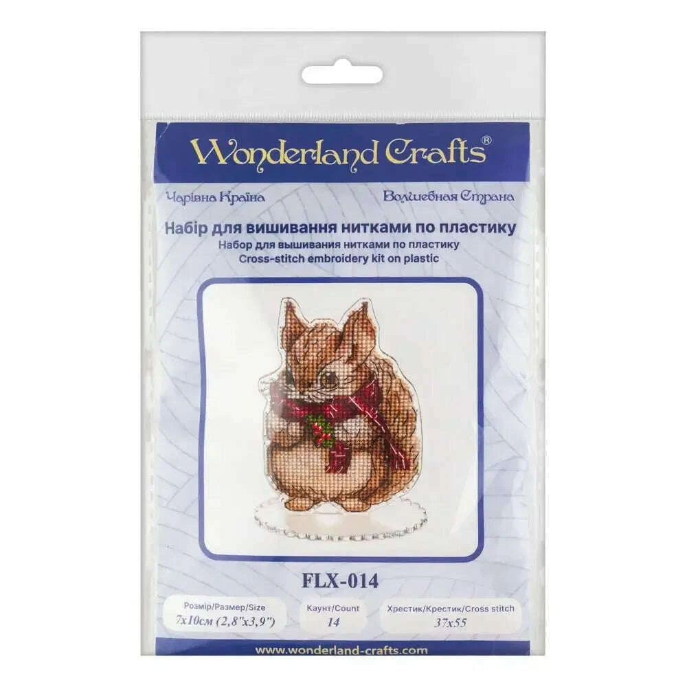 Cross-stitch kits on a plastic base FLX-014