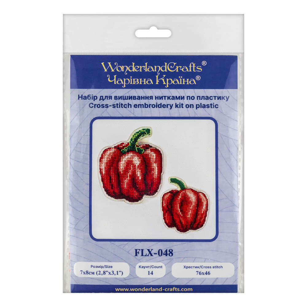 Cross-stitch kits on a plastic base FLX-048
