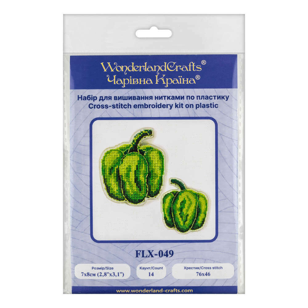 Cross-stitch kits on a plastic base FLX-049