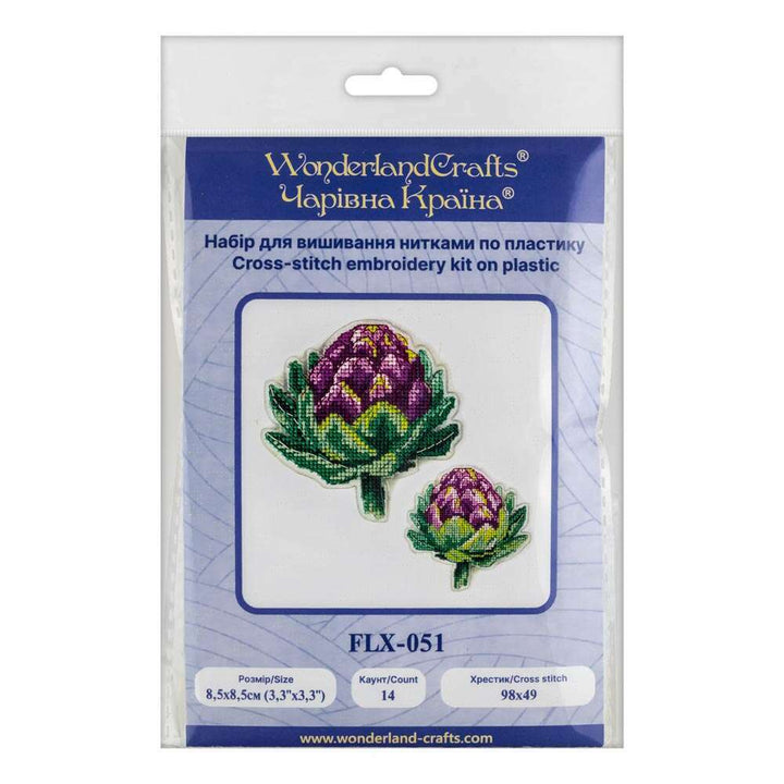 Cross-stitch kits on a plastic base FLX-051