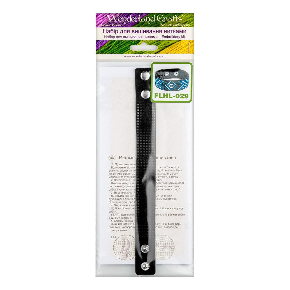 Cross-stitch kit on artificial leather FLHL-029