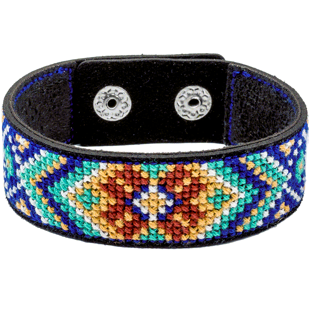 Cross-stitch kit on artificial leather FLHL-032