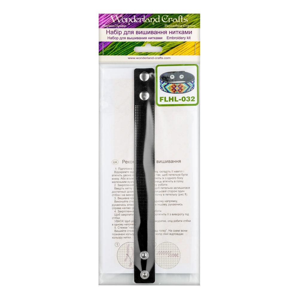 Cross-stitch kit on artificial leather FLHL-032