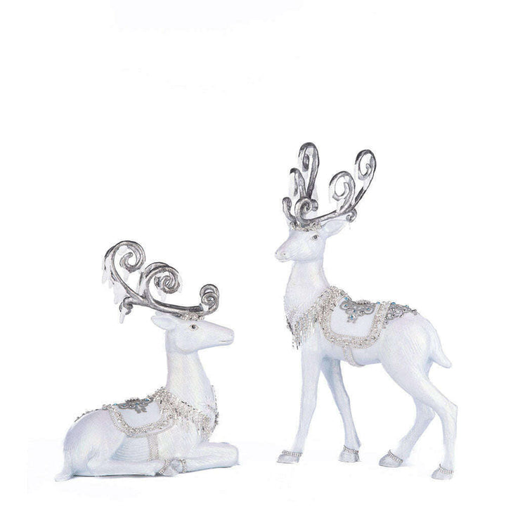 Crystal Christmas Deer Assortment of 2 by Katherine's Collection image