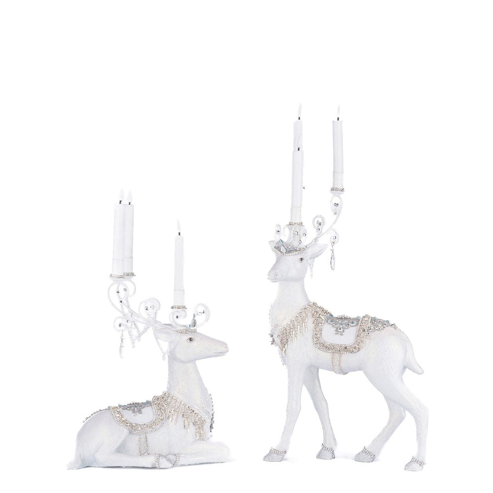 Crystal Christmas Sitting Deer Candle Holder by Katherine's Collection image 5