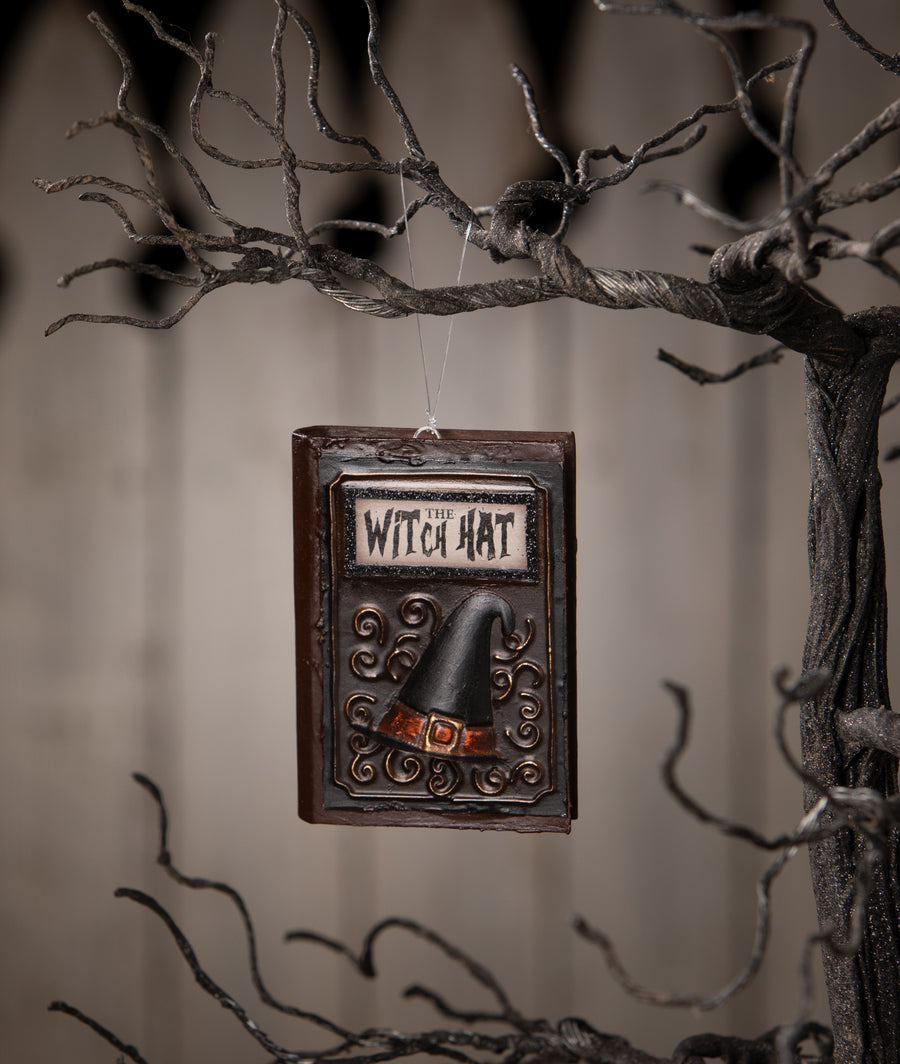 Witch Hat Book Ornament by Bethany Lowe Designs, halloween decor