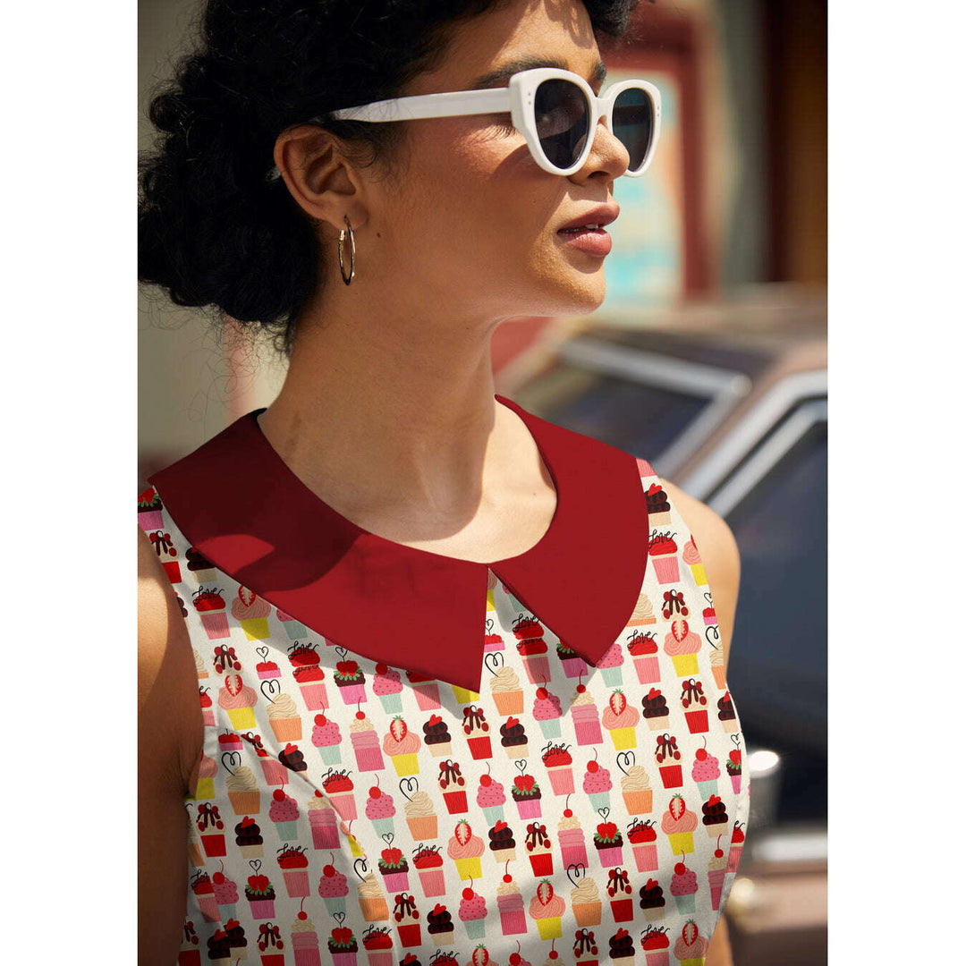 Cupcake Collared Dress