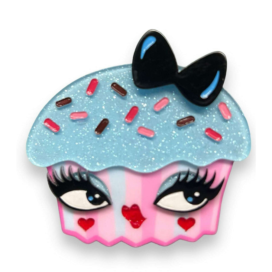 Cupcake Cutie Brooch by Miss Fluff x Lipstick & Chrome – view 2