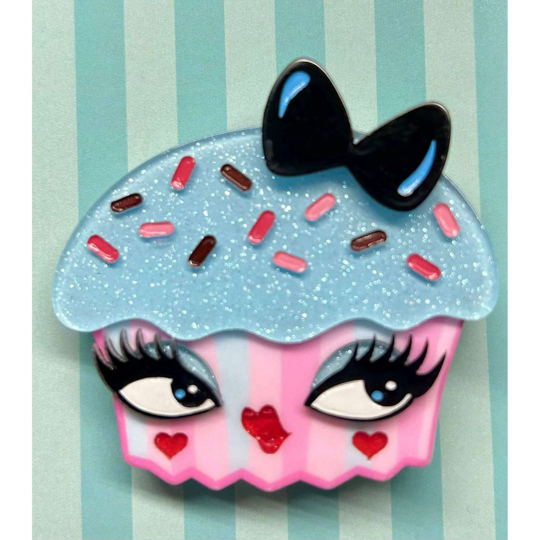 Cupcake Cutie Brooch by Miss Fluff x Lipstick & Chrome – view 4