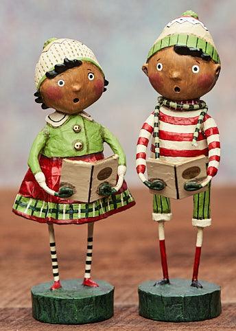 Curbie & Coco Set of 2 Holiday Figurines by Lori Mitchell - Quirks!
