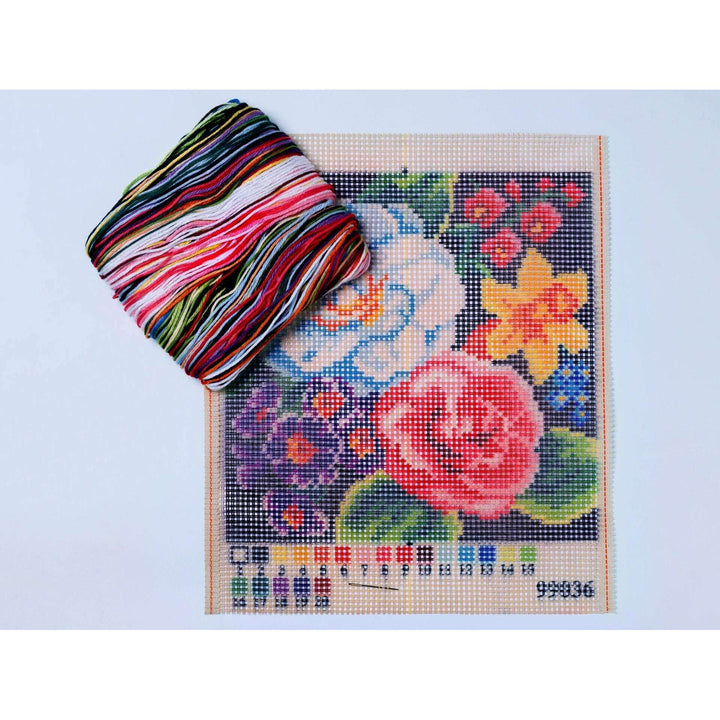 Cushion cross stitch kit  "Roses" 99084