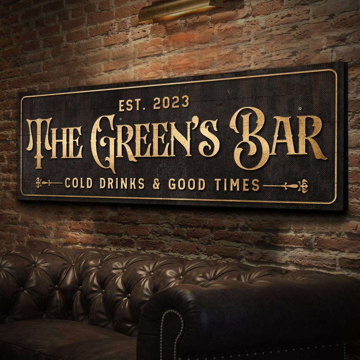 Custom Bar Sign III