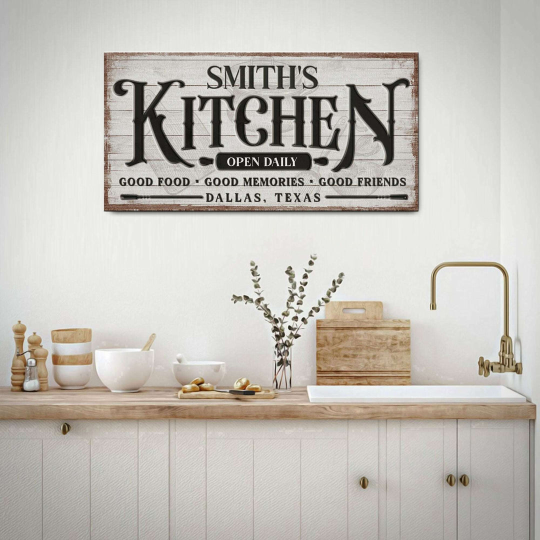 Custom Kitchen Sign