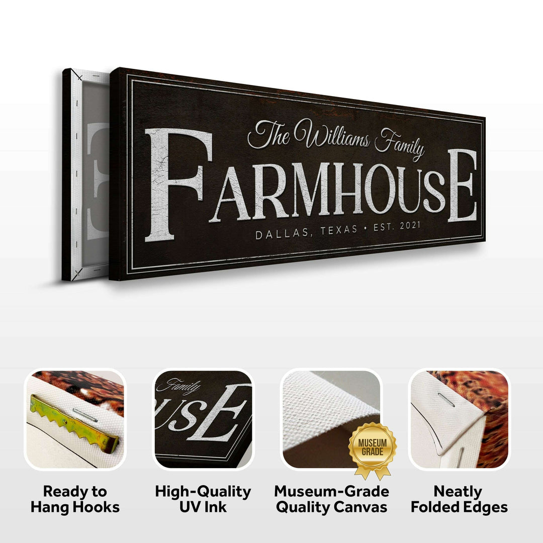 Custom Vintage Rust Farmhouse Sign III