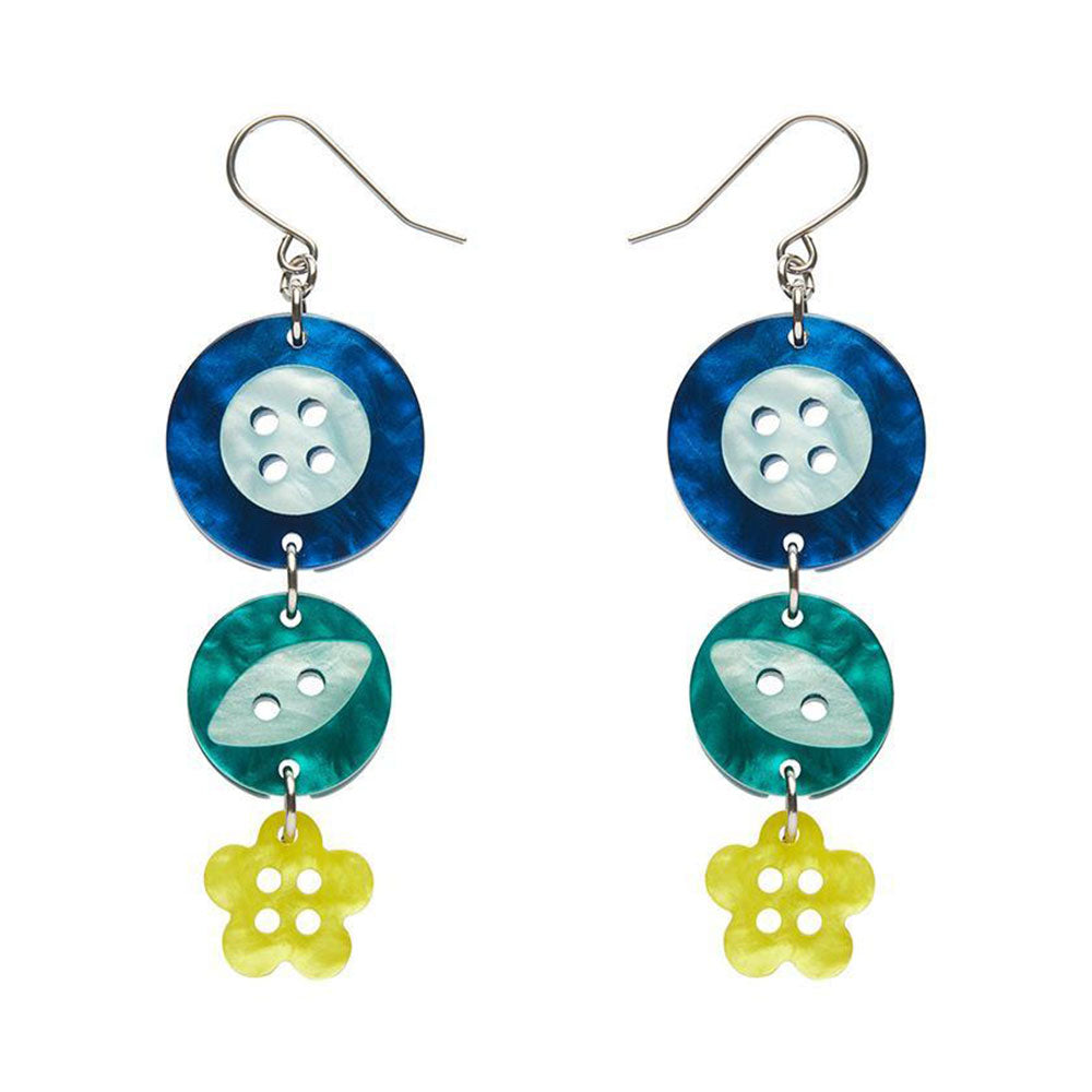 Cute As A Button Drop Earrings by Erstwilder image