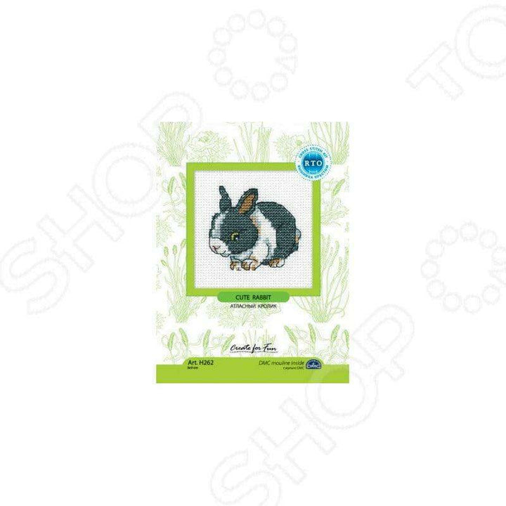 Cute rabbit H262 Counted Cross Stitch Kit