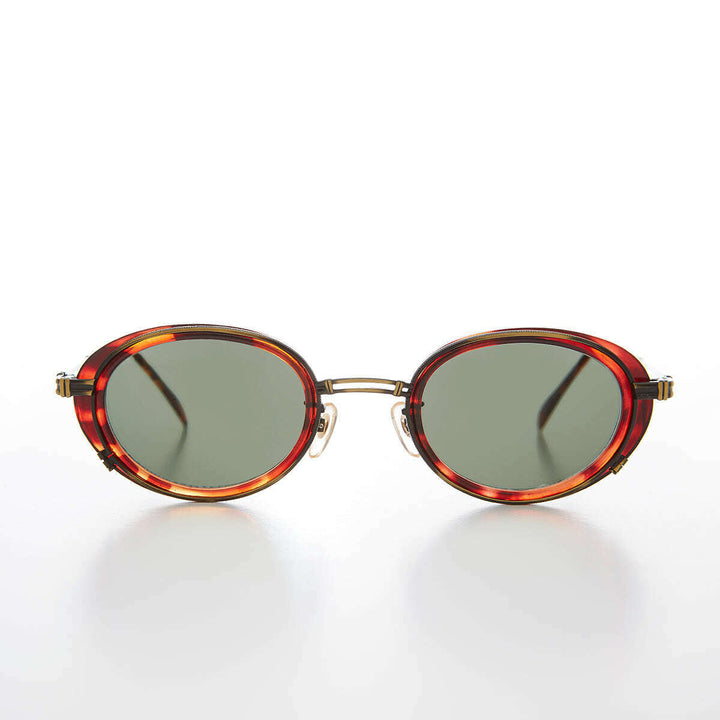 Cyber Goth Oval Vintage Sunglass - Fusion