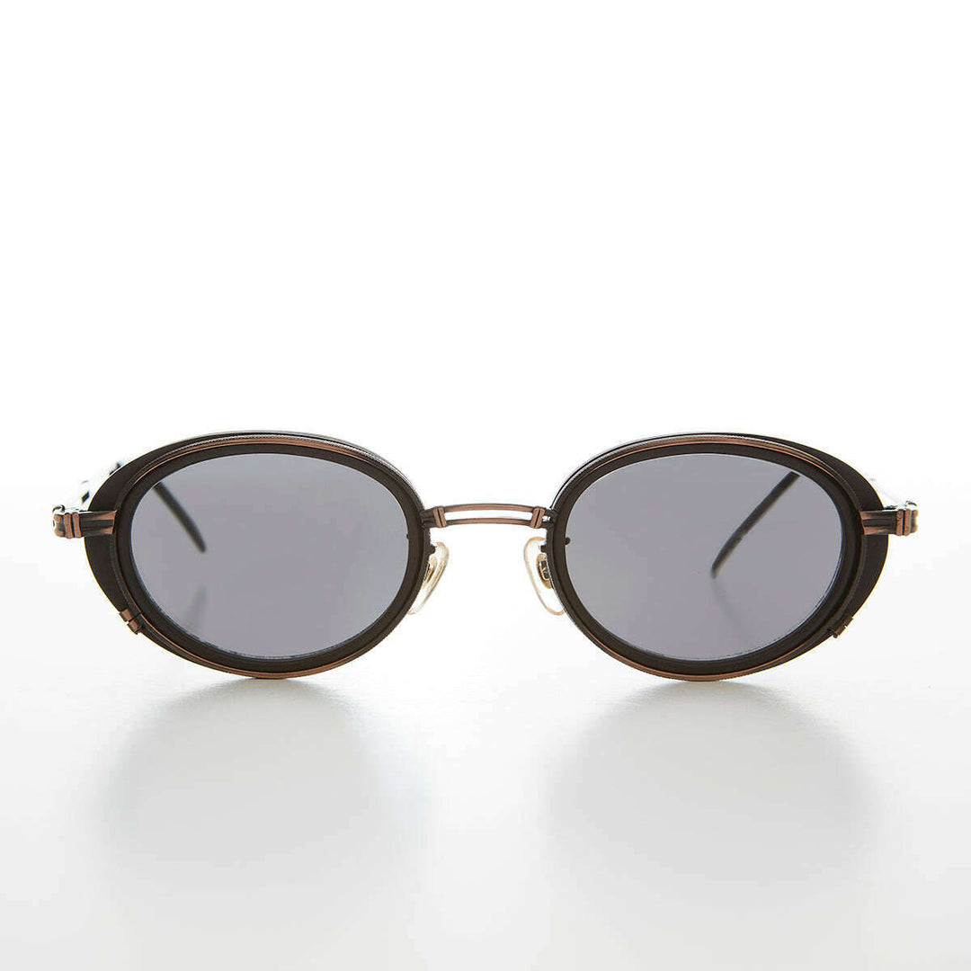 Cyber Goth Oval Vintage Sunglass - Fusion