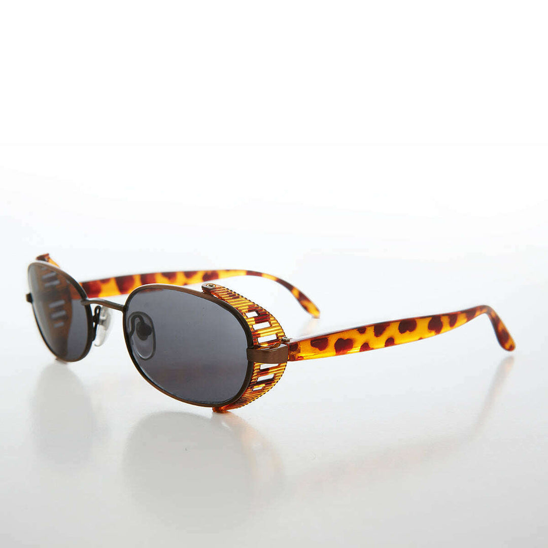 Cyber Punk Oval Vintage Sunglass - Mystery