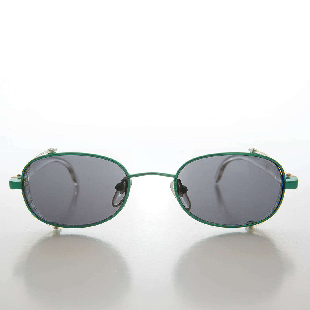 Cyber Punk Oval Vintage Sunglass - Mystery