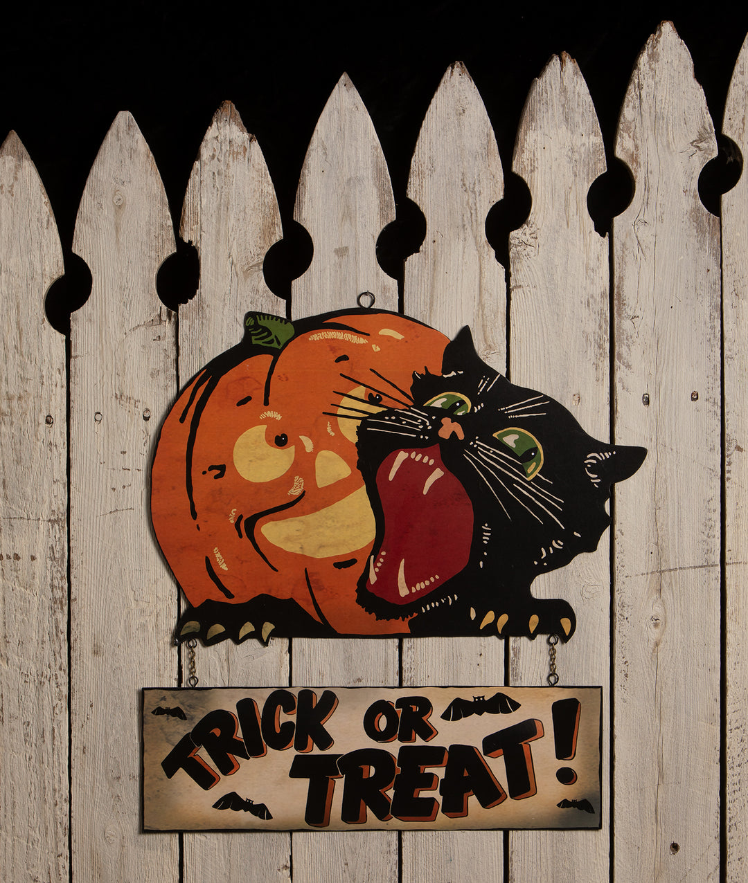 Trick or Treat Tin Sign by Bethany Lowe Designs, image 2