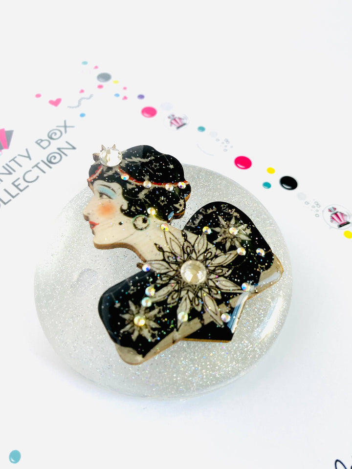 You are a Star Art Deco Brooch by Rosie Rose Parker