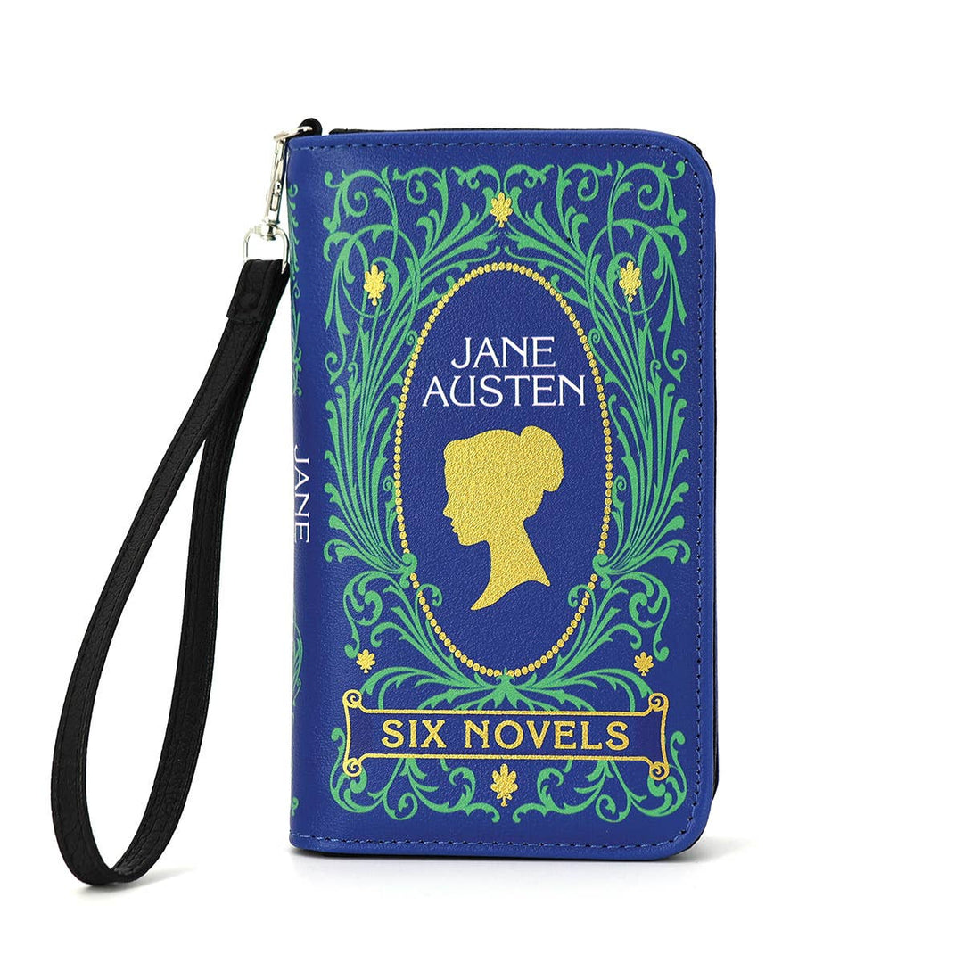 Jane Austen Novels Book Wallet Wristlet