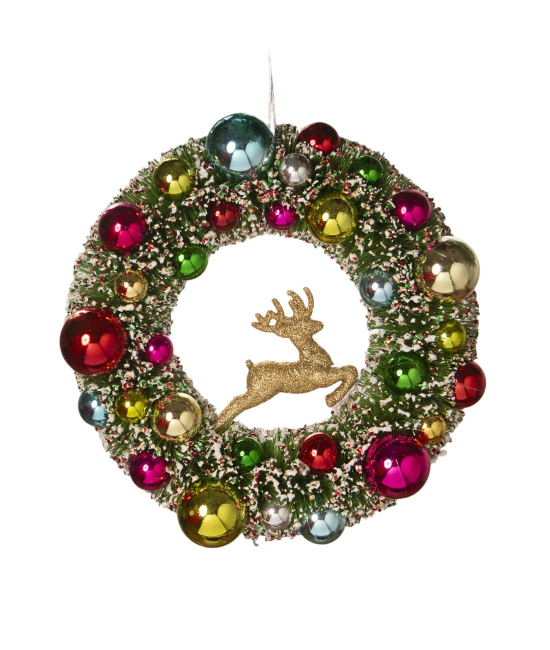 Kitschmas Wreath with Deer by Bethany Lowe