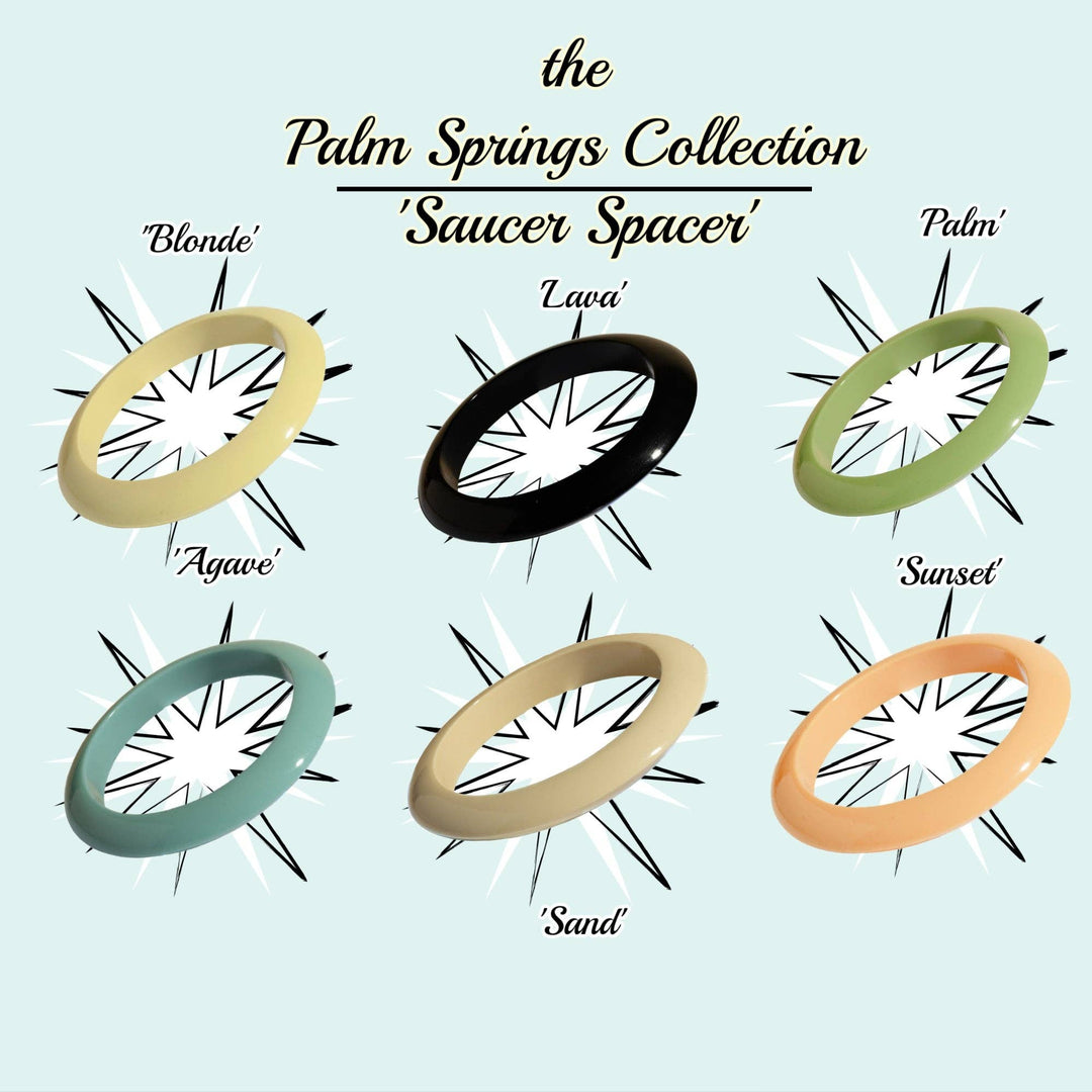 The NEW Palm Springs Bangle Collection - the Saucer Spacer