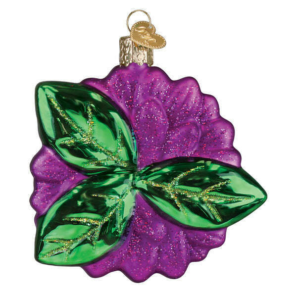 Old World Christmas Dahlia Blown Glass Ornament