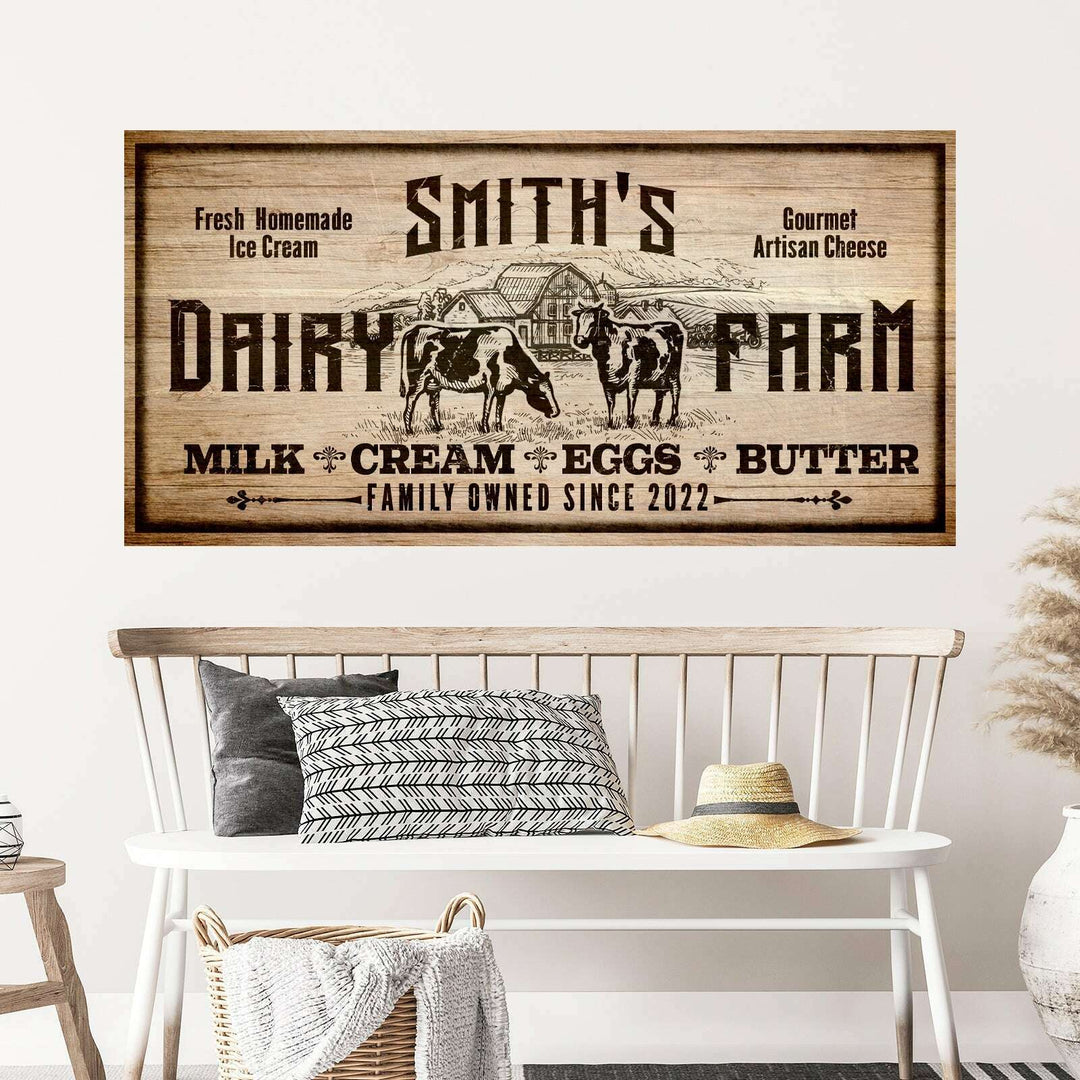Dairy Farm Sign II