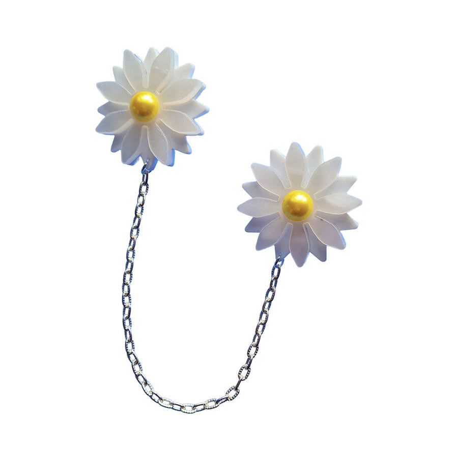 Daisy Collar Clips by Cherryloco Jewellery 1