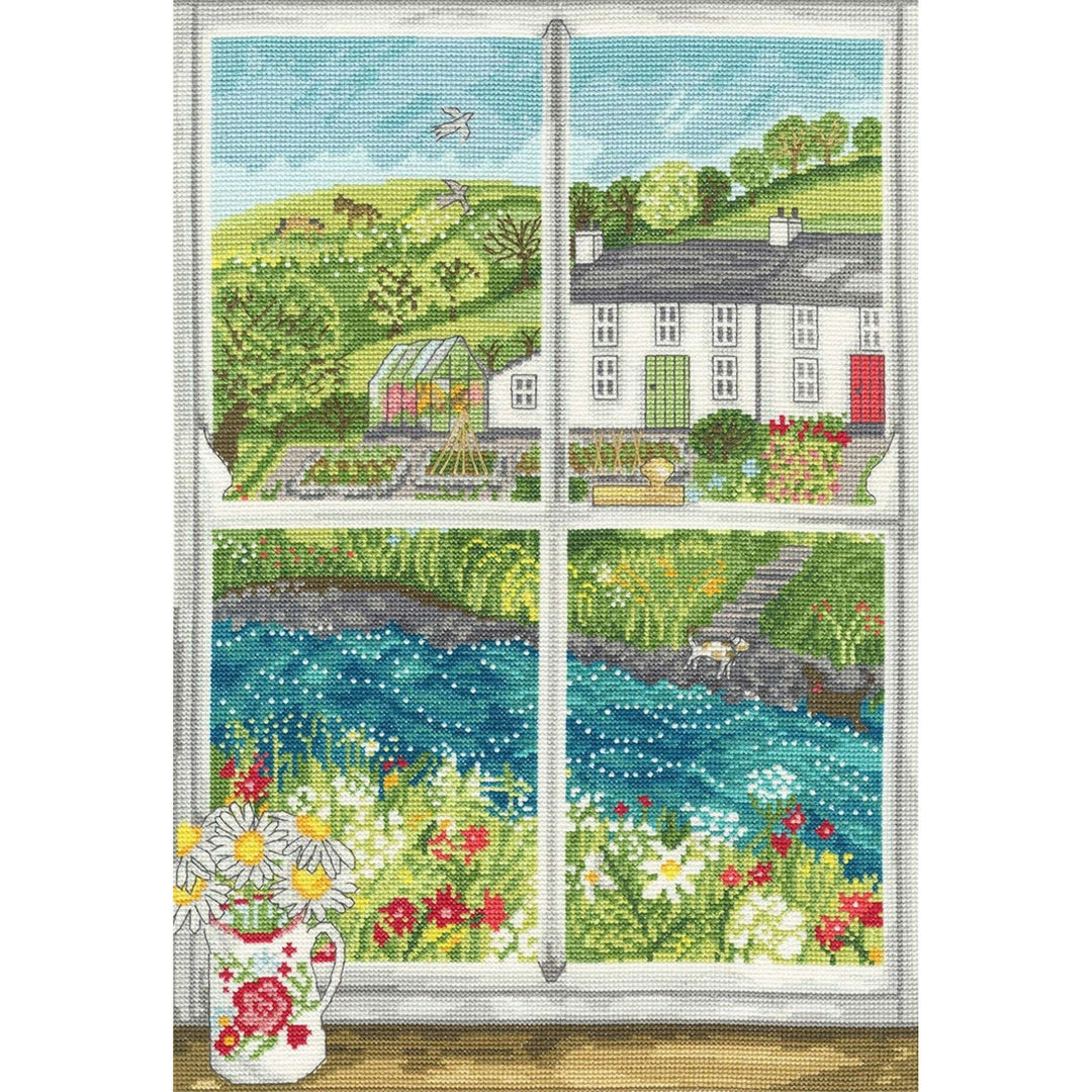 Daisy Window XDD5 Counted Cross Stitch Kit