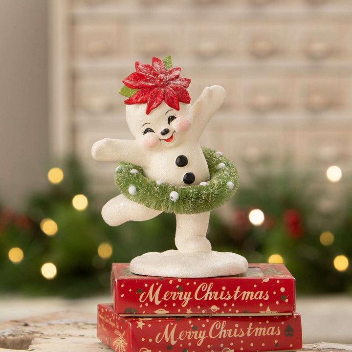 Dancing Snowman Girl by Bethany Lowe Designs, christmas decor