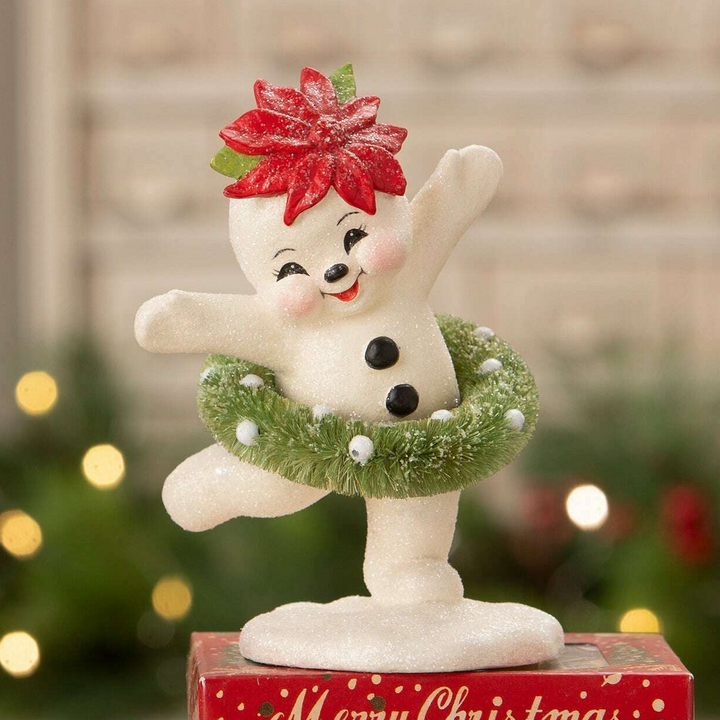 Dancing Snowman Girl | Bethany Lowe | Christmas Decor